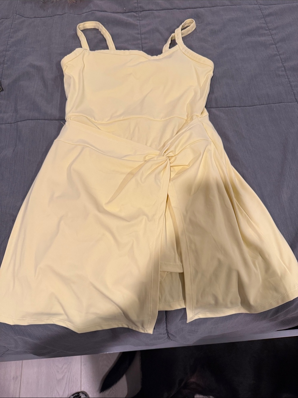 NWT Ladies yellow Tie-Waist Sundress